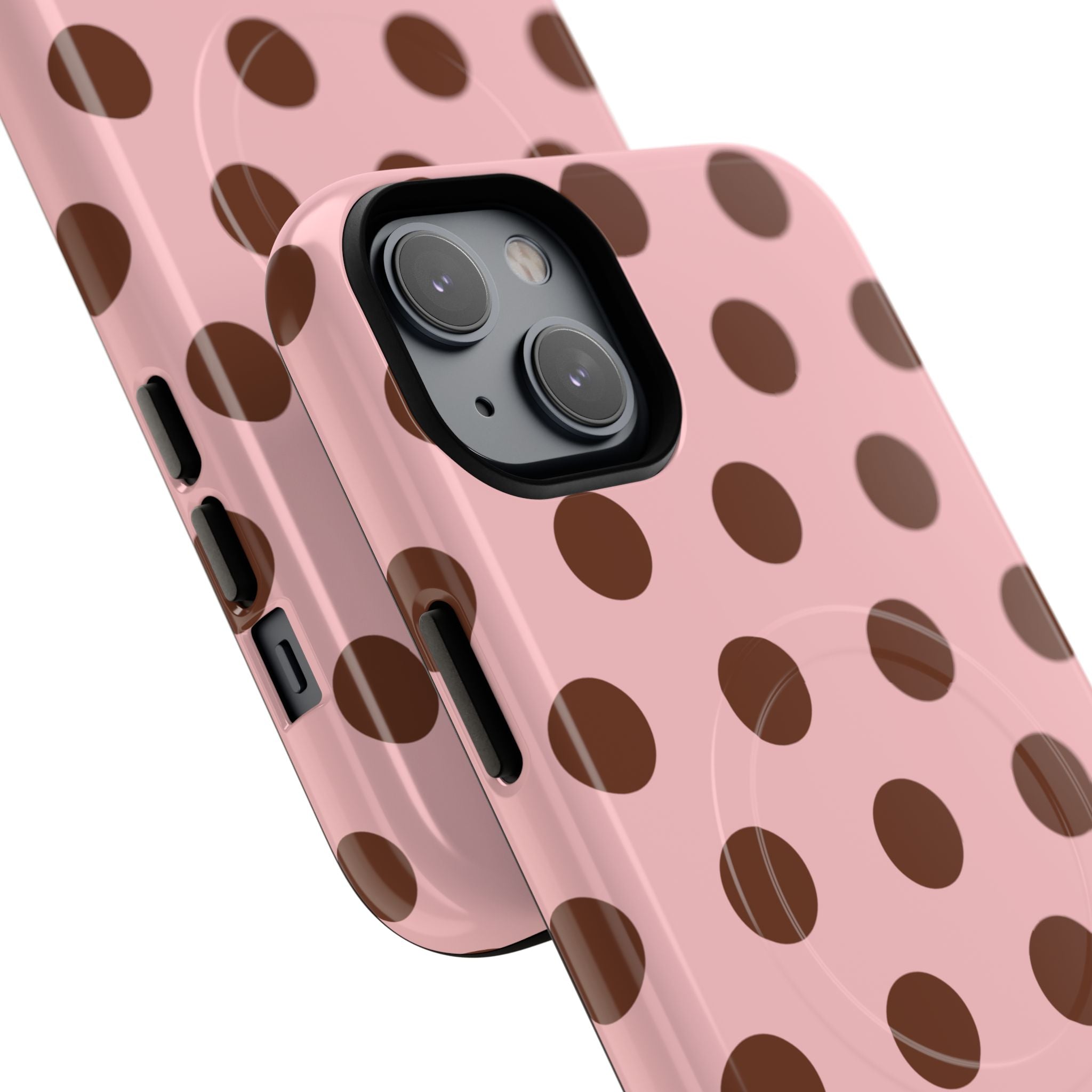 Big Polka Dot | Pink and Brown