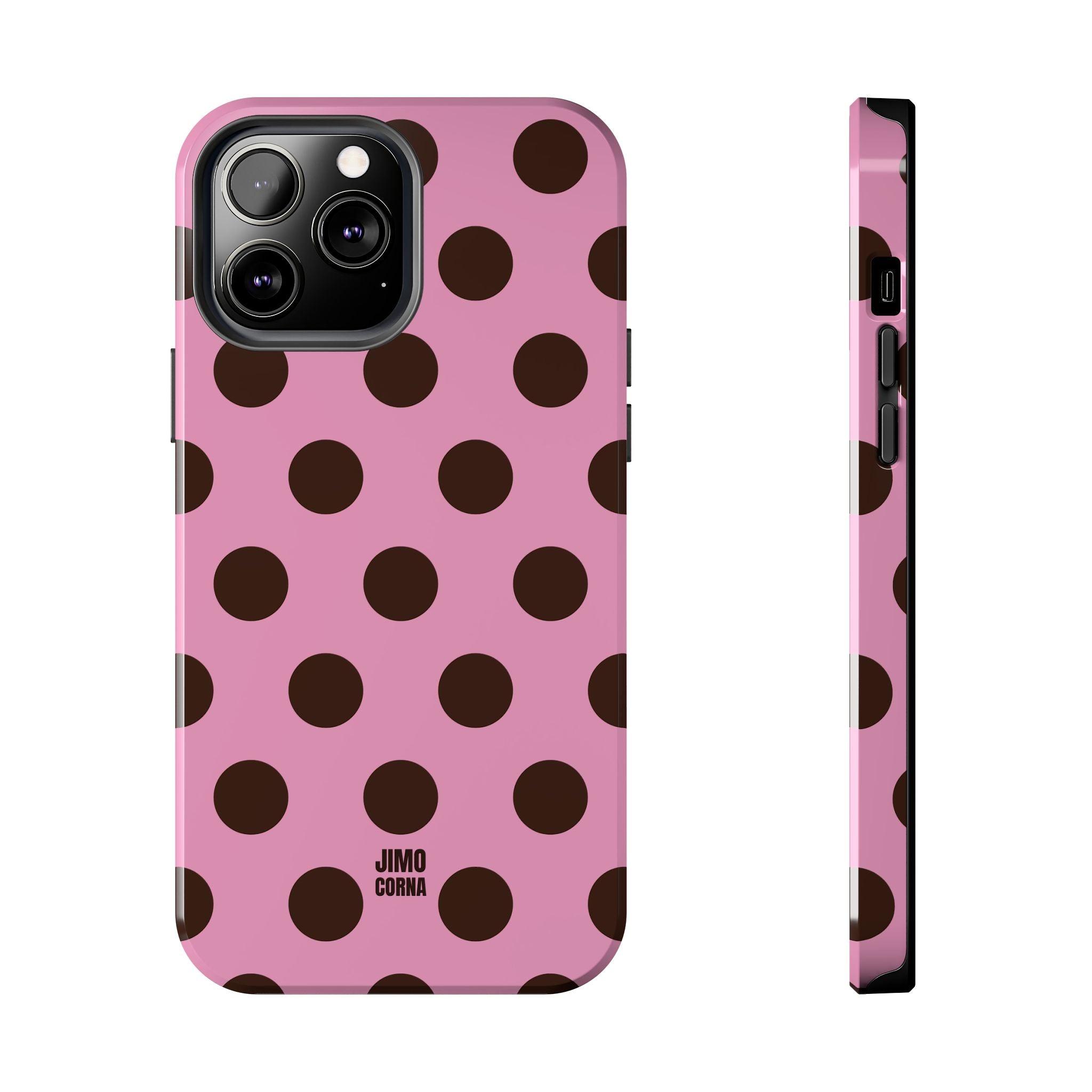 Big Polka Dot | Pink and Black