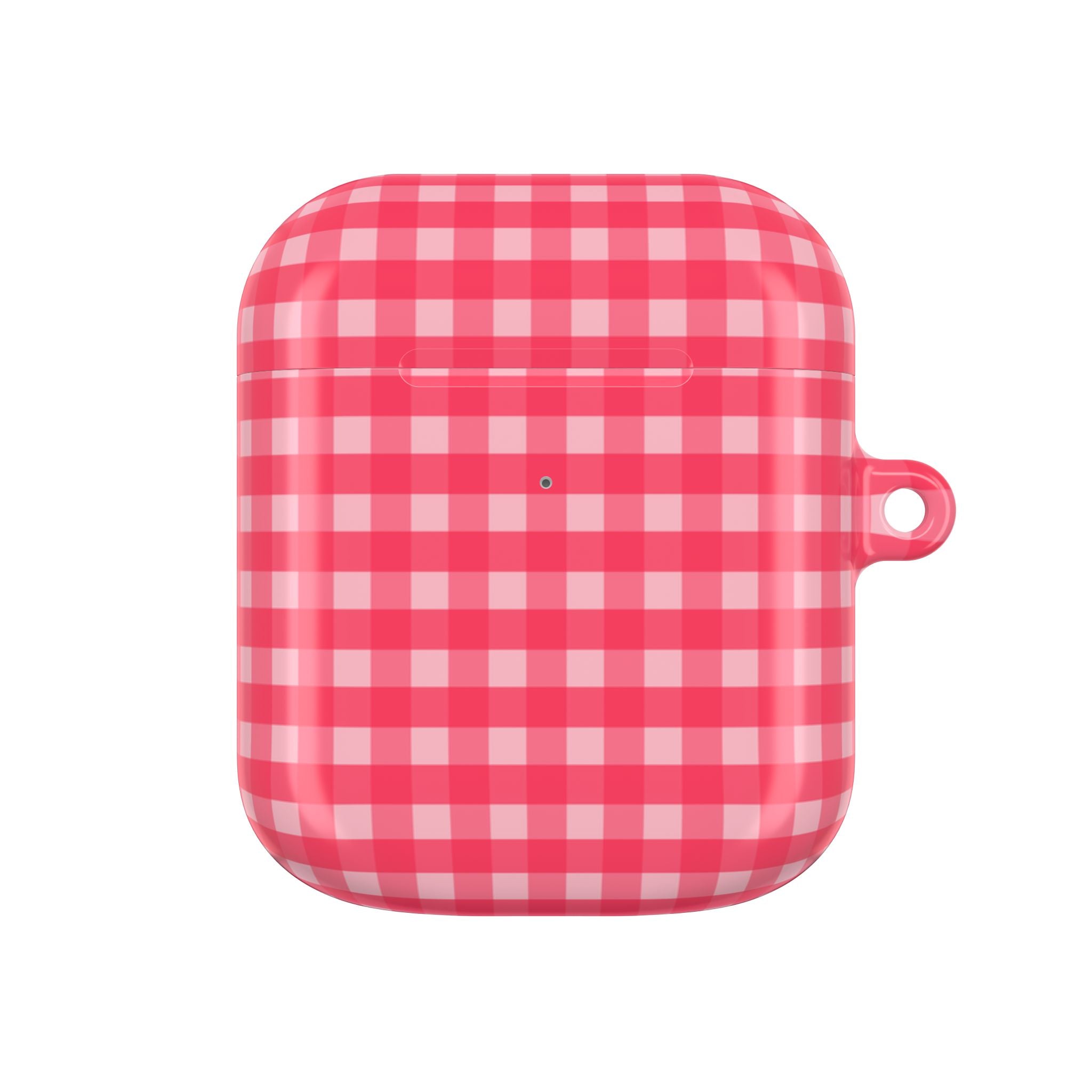 Farm Gingham AirPods Case | Hot Pink