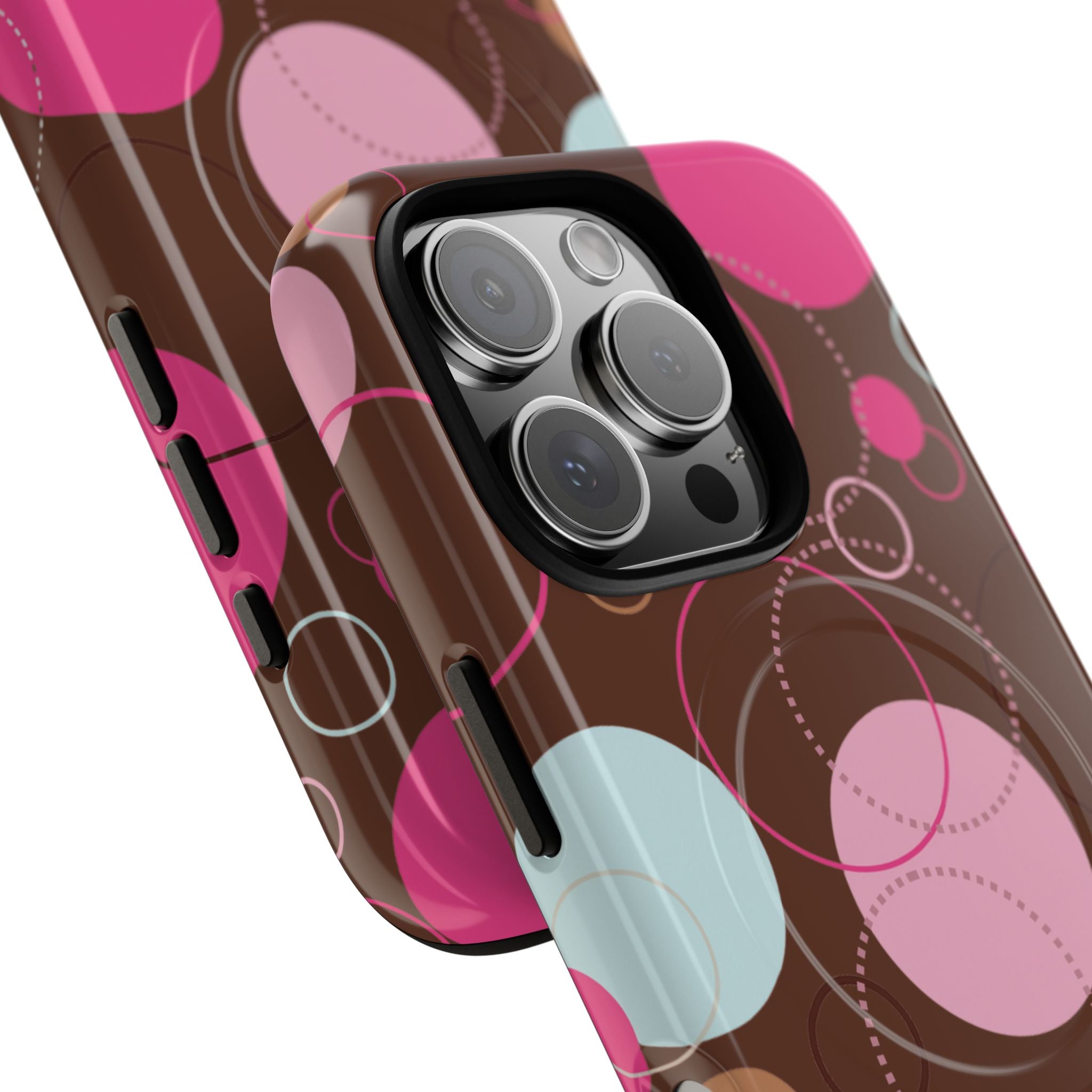 Spiral Pop MagSafe iPhone Case | Brown