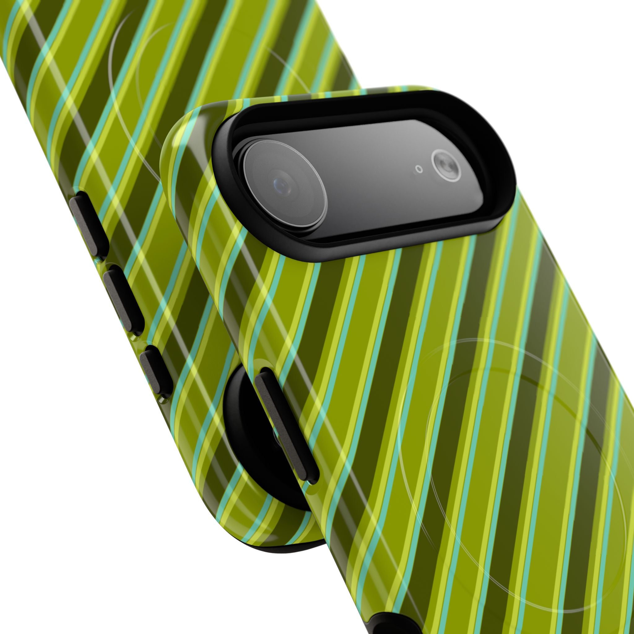 Angelina Stripes | Olive - MagSafe iPhone Case