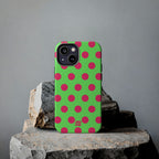 Big Polka Dot | Green and Pink