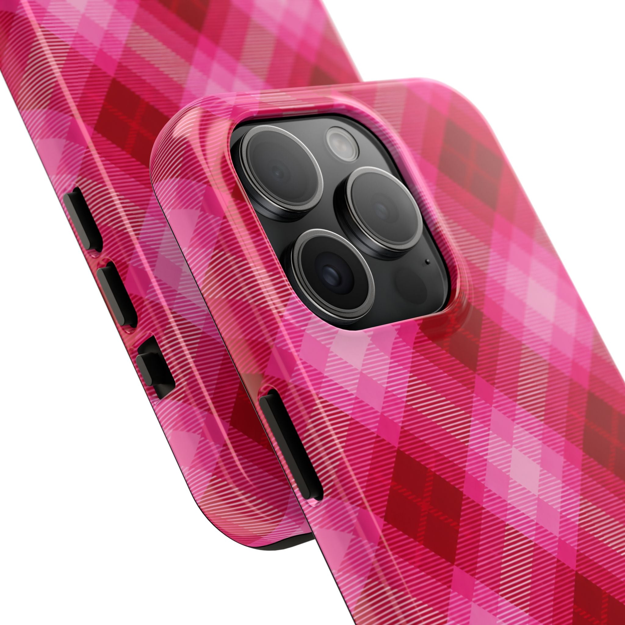 Pink Picnic Plaid iPhone Case