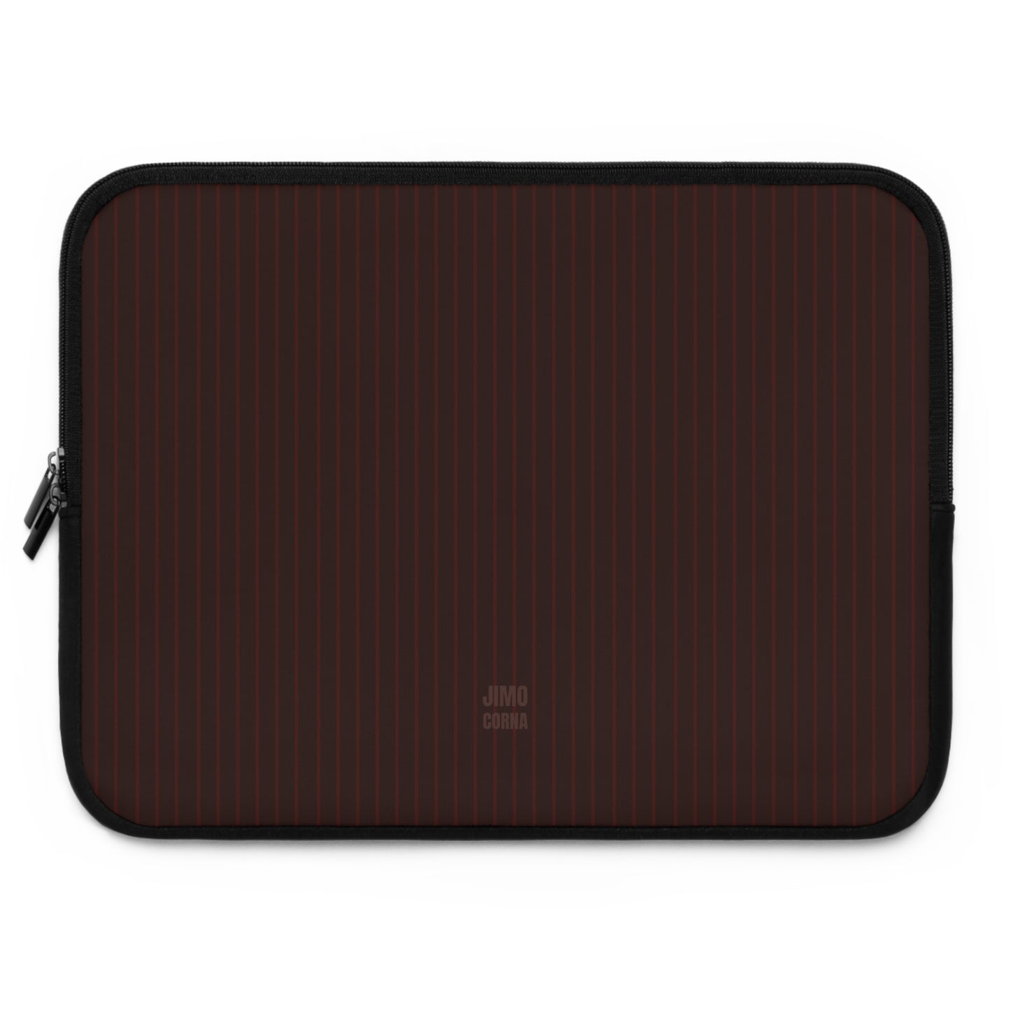 Burgundy Soft Stripes Laptop Sleeve