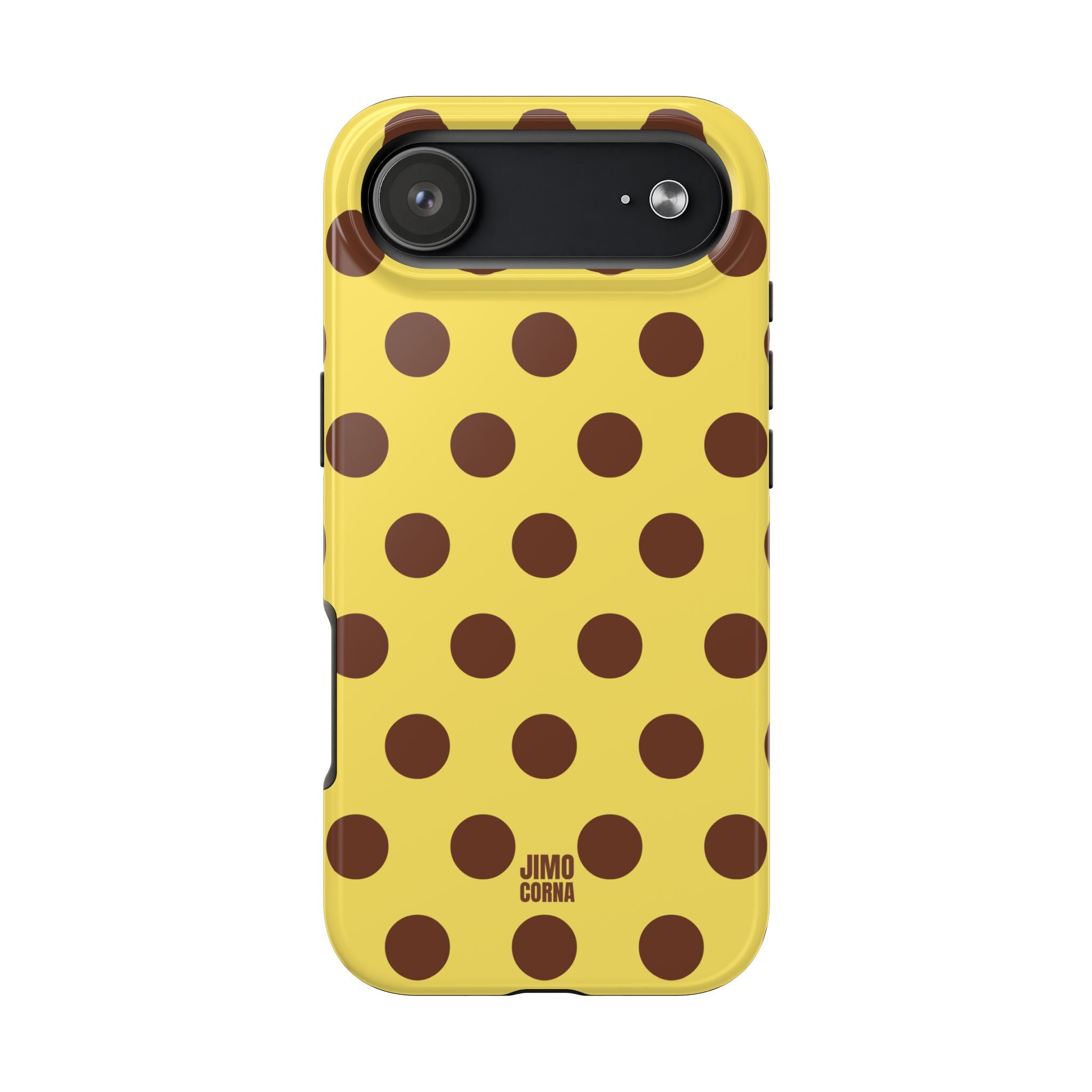 Big Polka Dot | Yellow and Brown