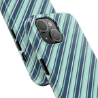 Angelina Stripes | Blue - iPhone Case