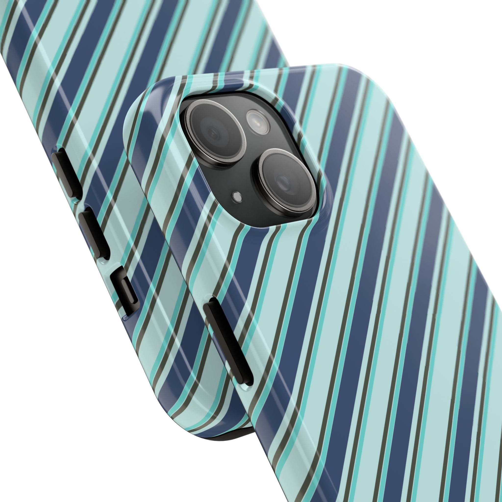 Angelina Stripes | Blue - iPhone Case