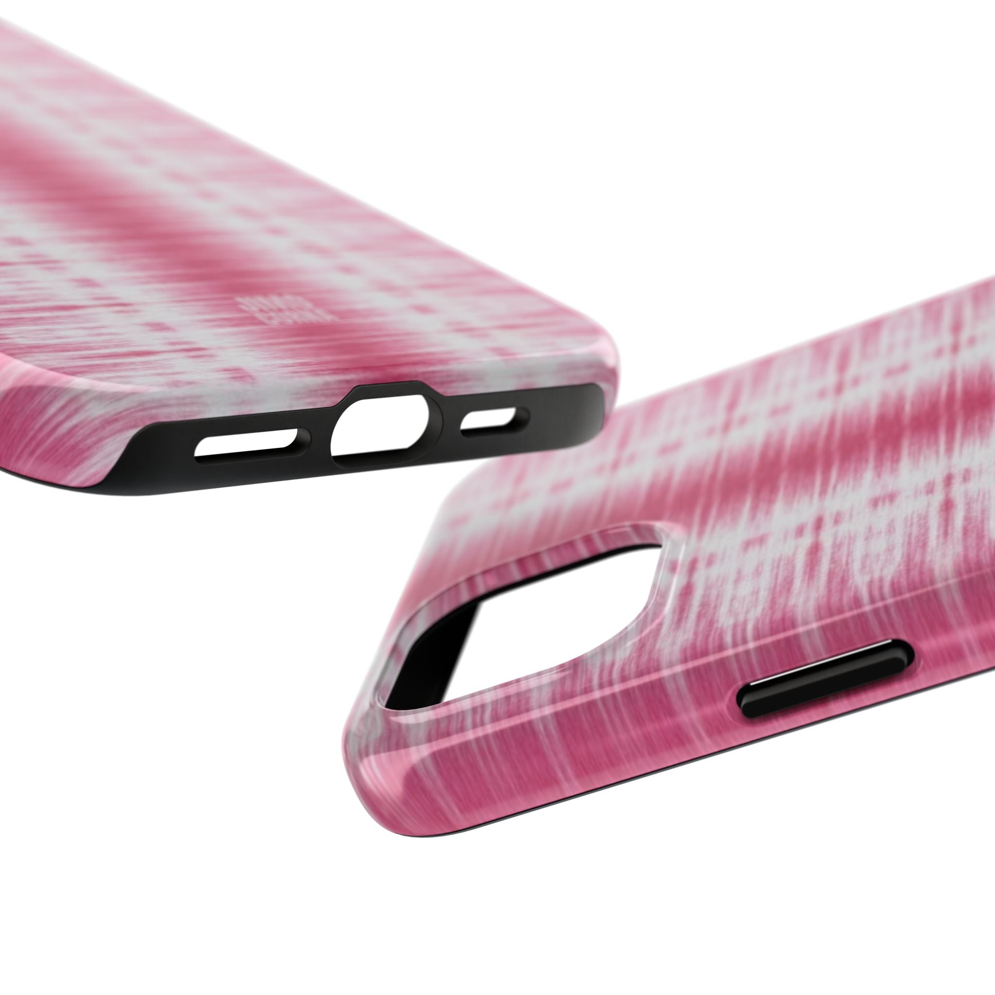 Pink Woven Texture iPhone Case