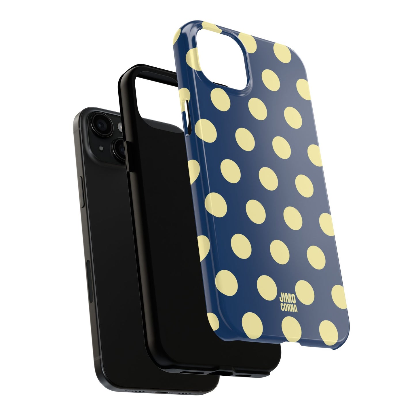 Big Polka Dot | Blue and Cream