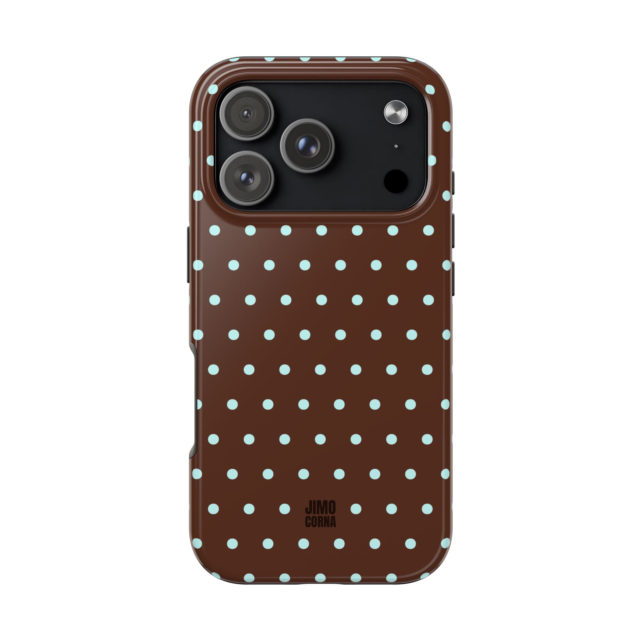 Polka Dot | Brown and Blue