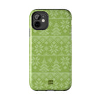 Holiday Knit | Green iPhone Case