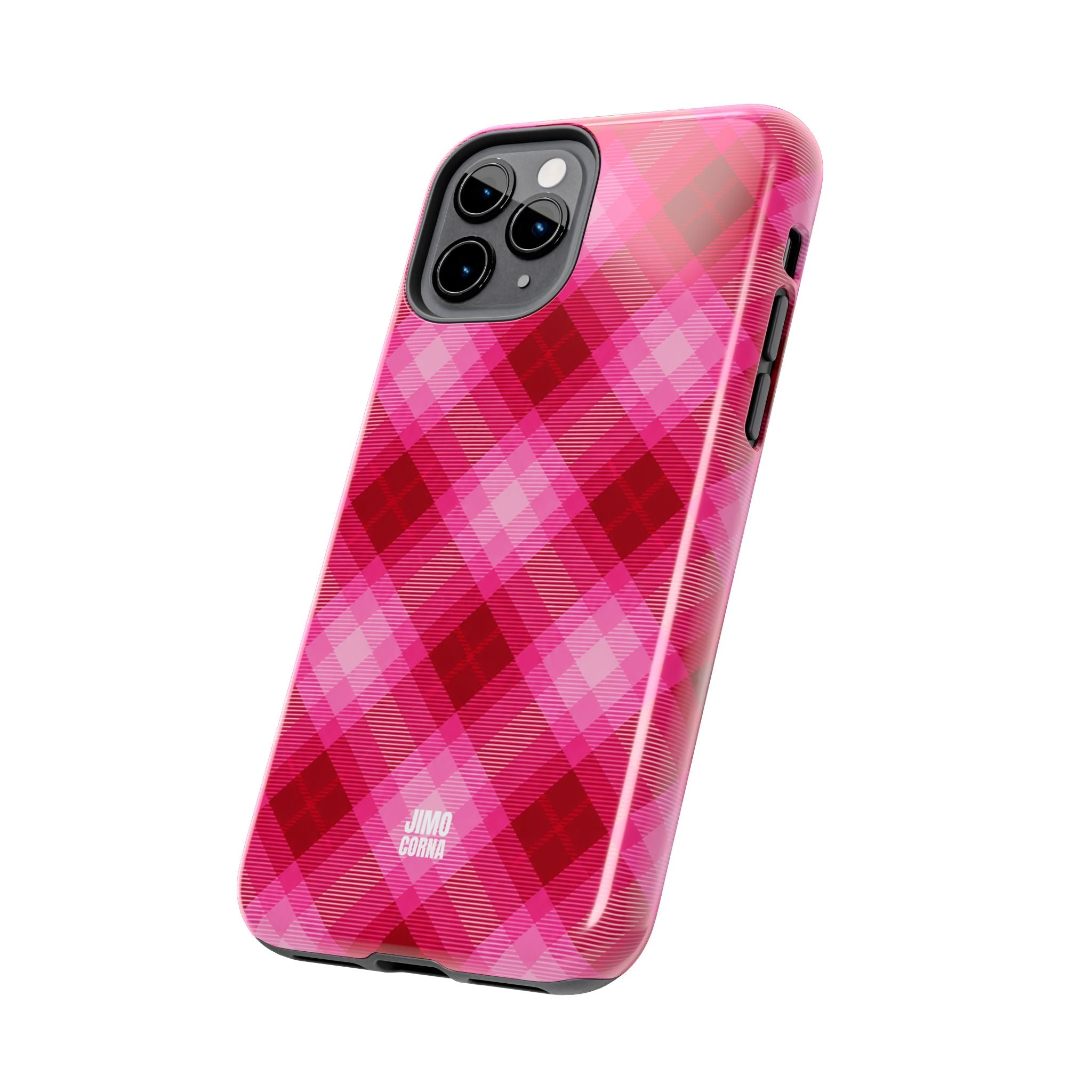 Pink Picnic Plaid iPhone Case