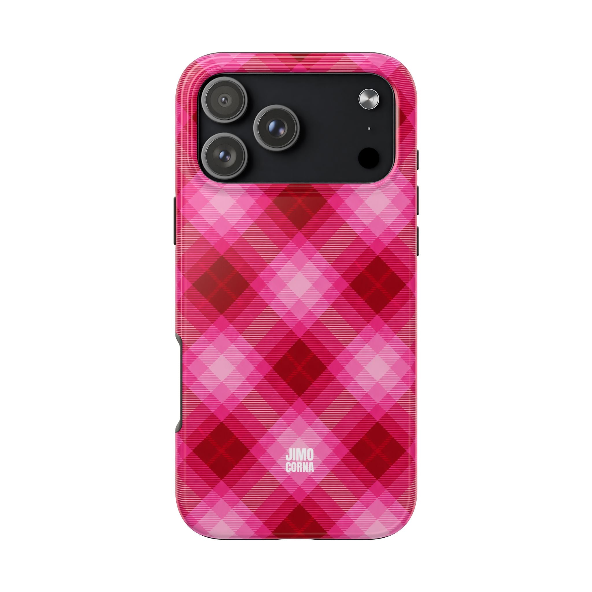 Pink Picnic Plaid iPhone Case