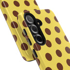 Big Polka Dot | Yellow and Brown