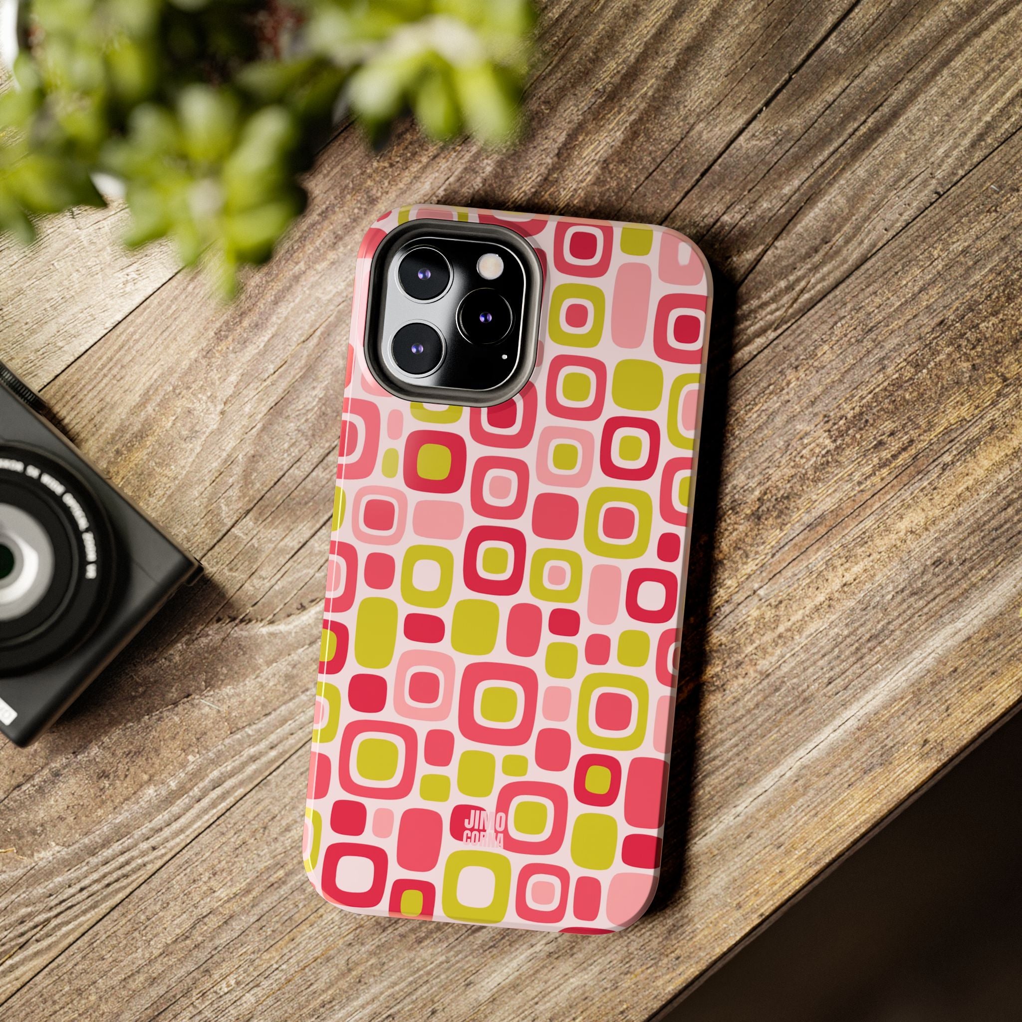 Bubble Pop Geometry iPhone Case