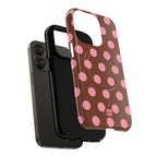Big Polka Dot | Brown and Pink