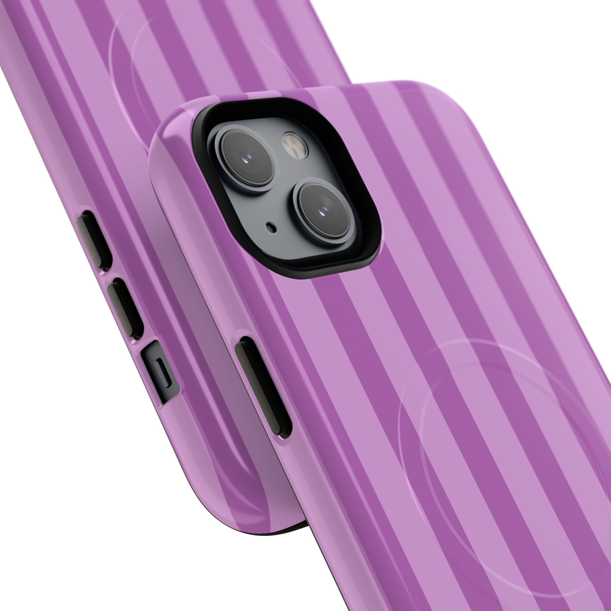 Bold Stripes MagSafe iPhone Case | Plum