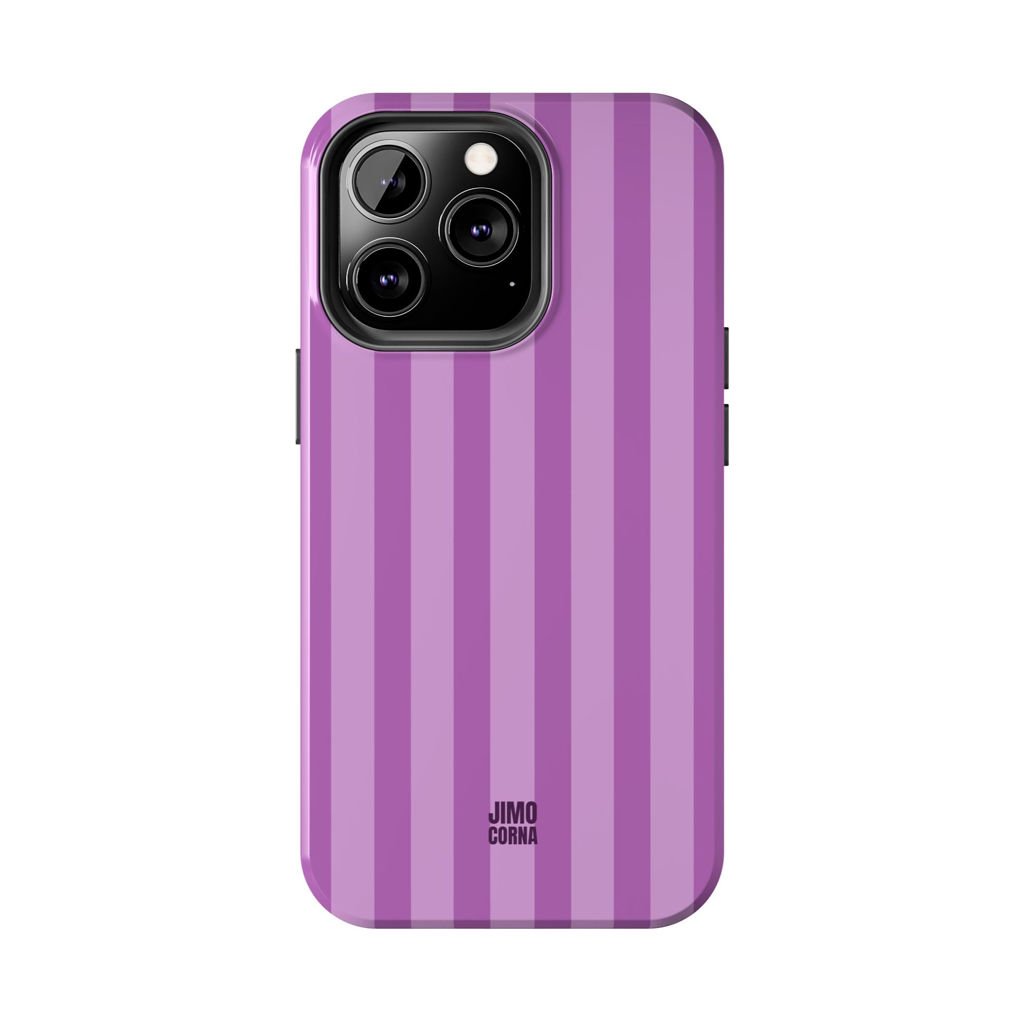 Bold Stripes iPhone Case | Plum