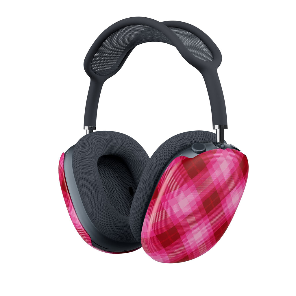 Pink Picnic Plaid AirPods Max Covers