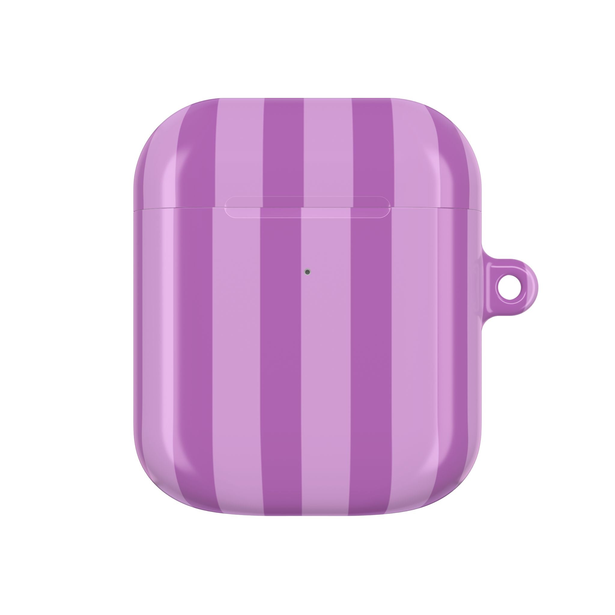 Bold Stripes AirPods Case | Plum