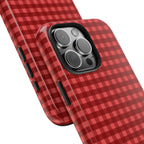 Farm Gingham iPhone Case | Red