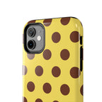 Big Polka Dot | Yellow and Brown