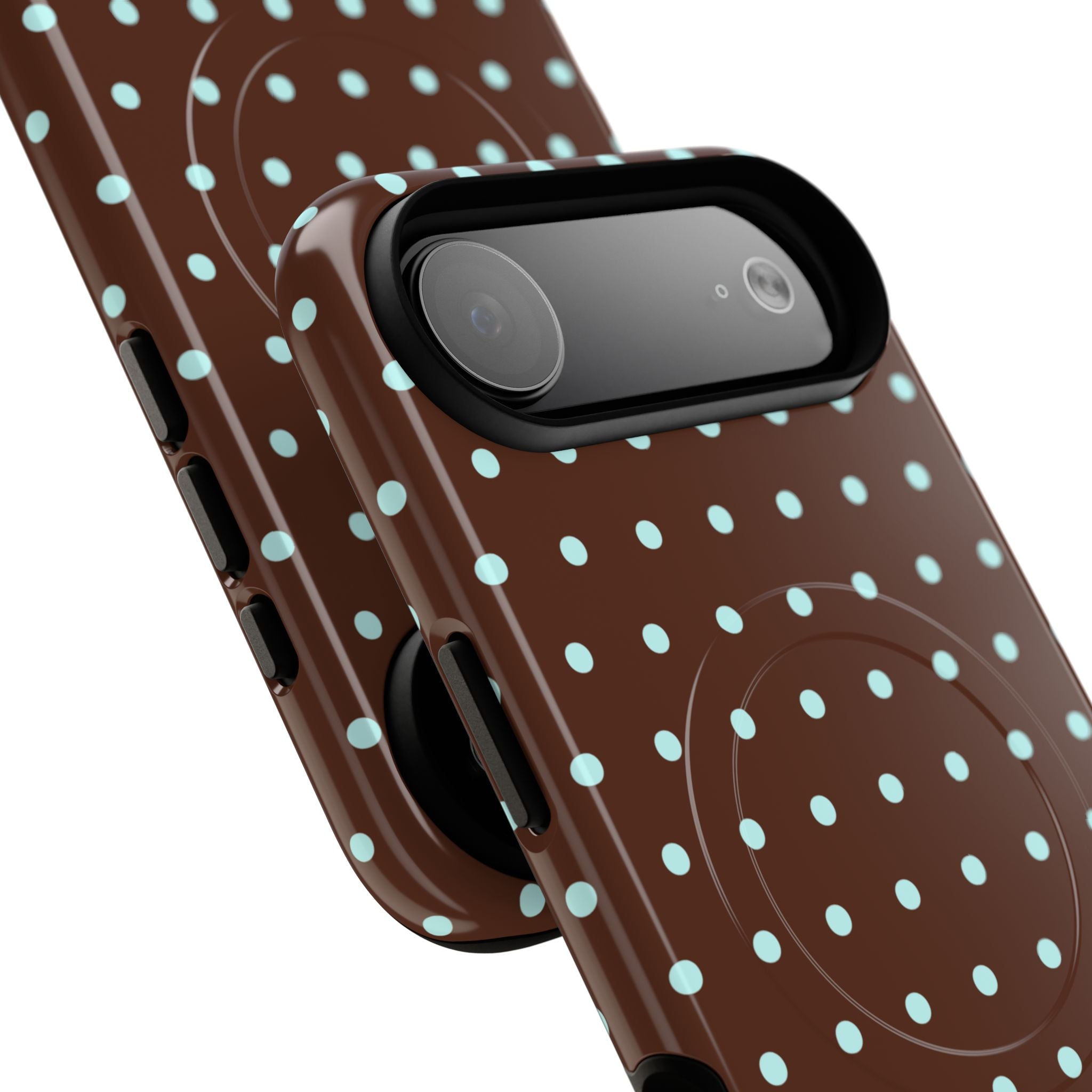 Polka Dot | Brown and Blue
