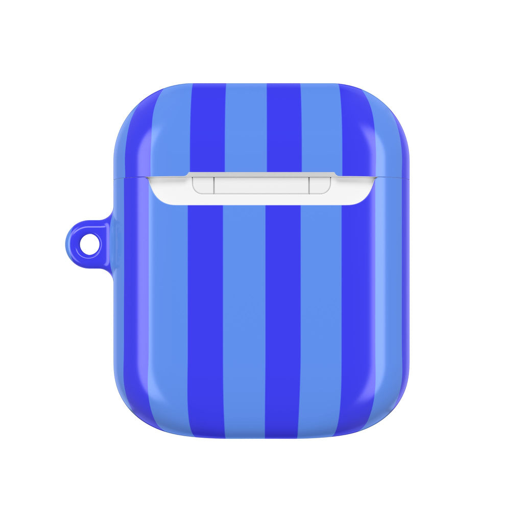 Blueberry Bold Stripes AirPods Case
