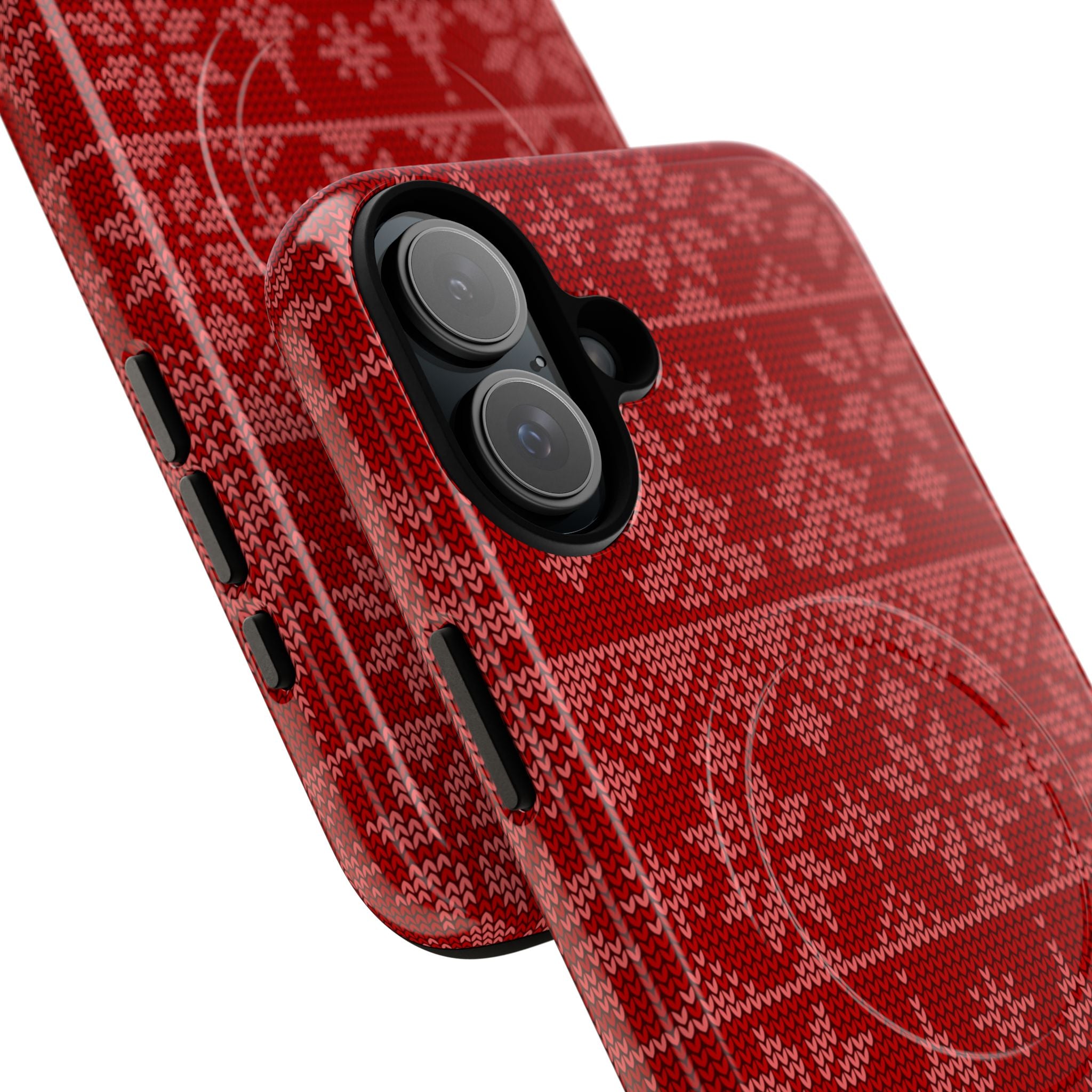 Holiday Knit | Red MagSafe iPhone Case