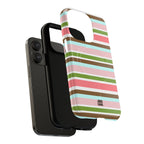 Sweet Candy Stripes MagSafe iPhone Case