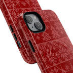 Holiday Knit | Red MagSafe iPhone Case