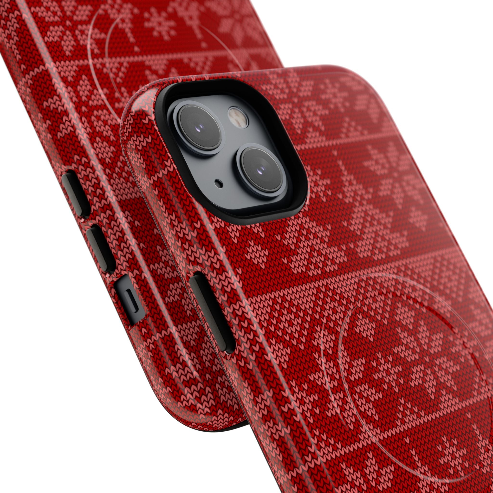 Holiday Knit | Red MagSafe iPhone Case