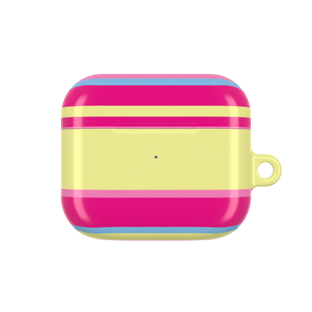 Lemonberry Stripe AirPods Case