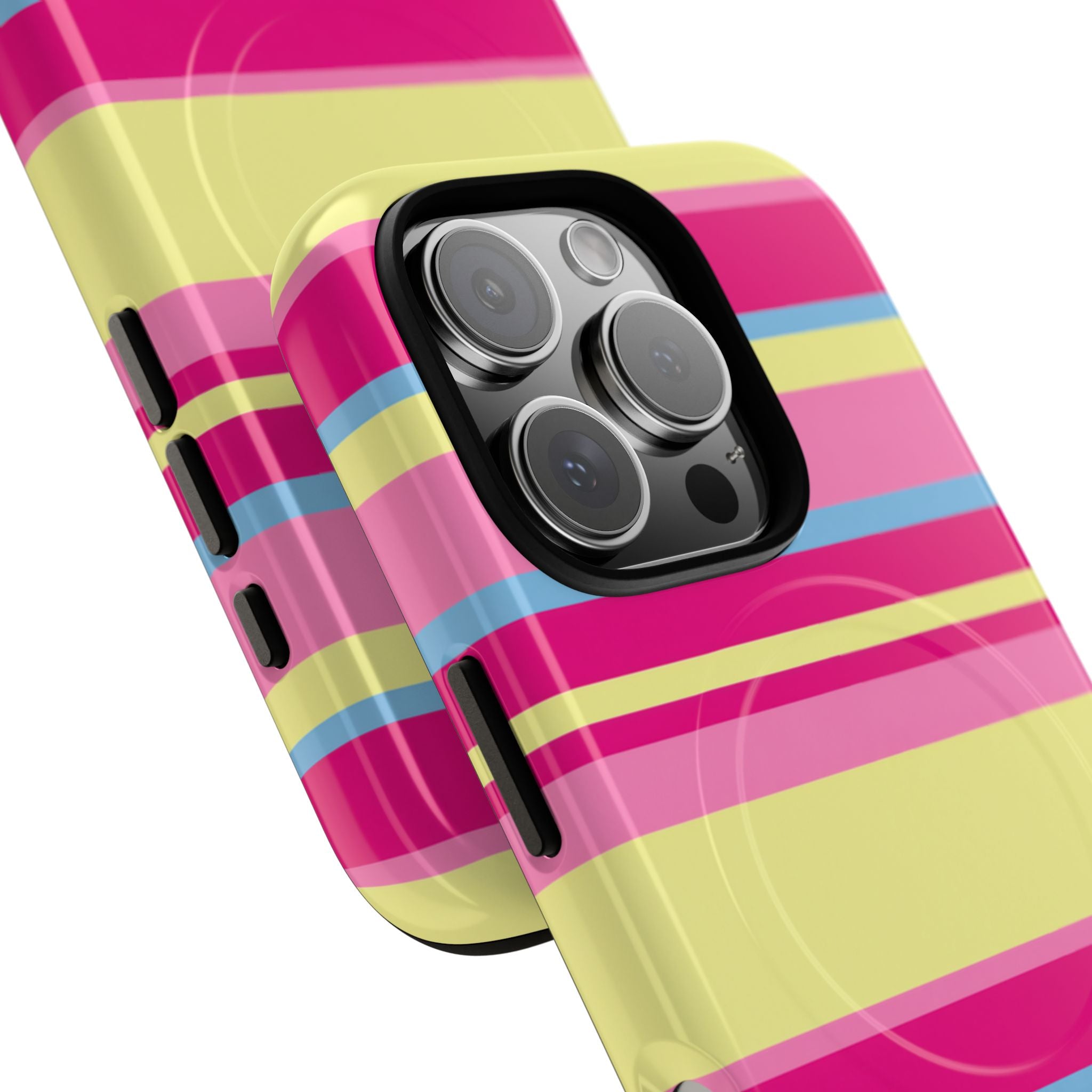 Lemonberry Stripe MagSafe iPhone Case