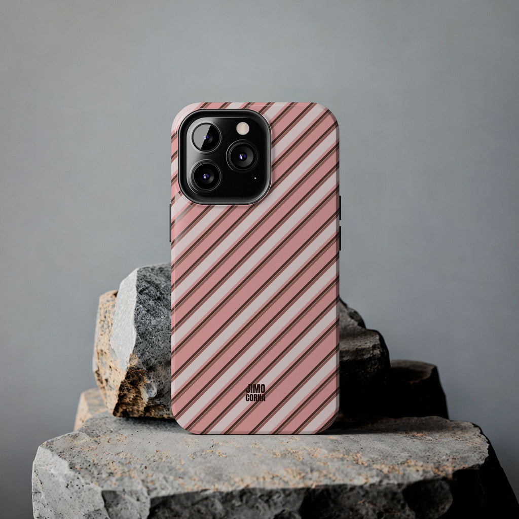 Angelina Stripes | Pink - iPhone Case