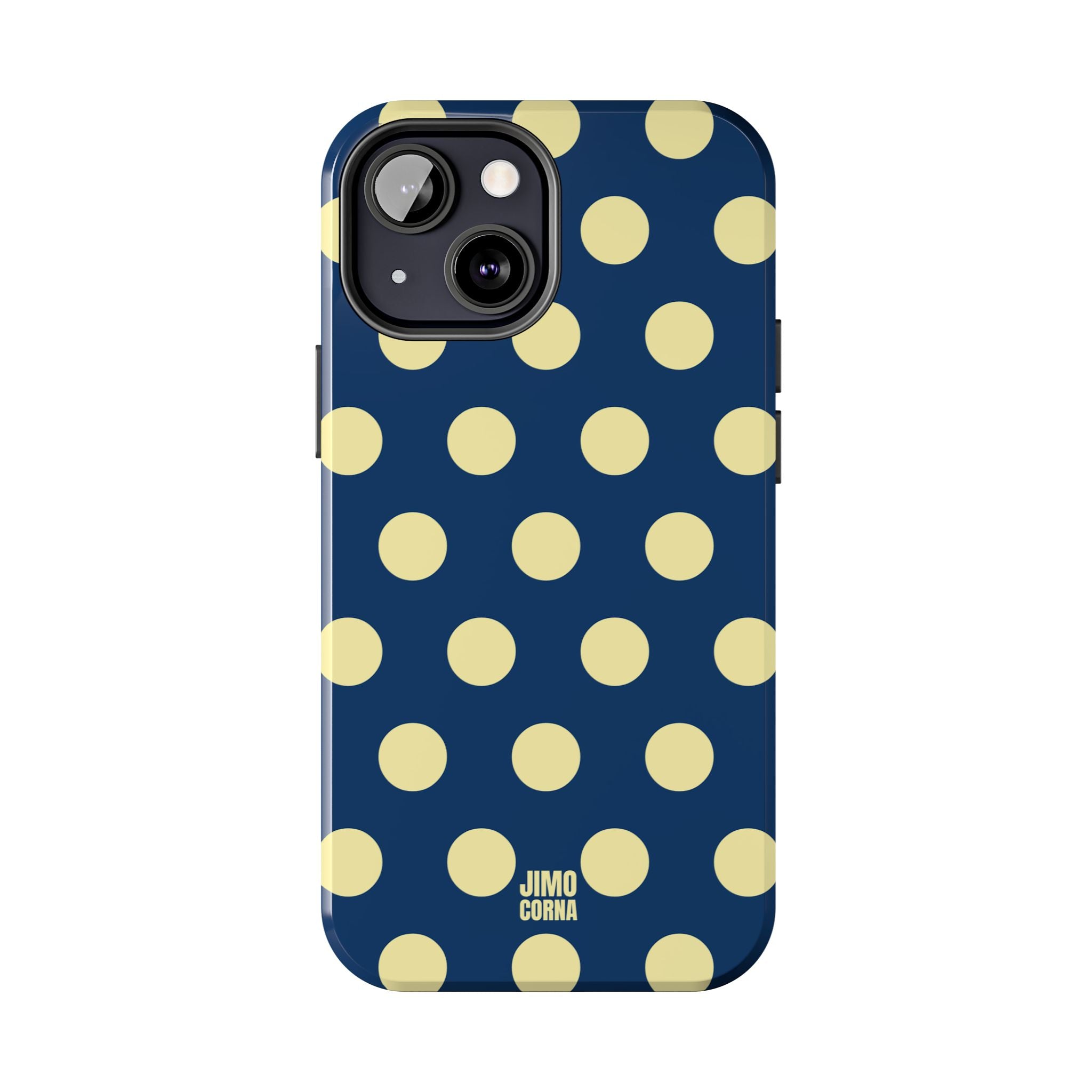Big Polka Dot | Blue and Cream