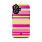 Lemonberry Stripe MagSafe iPhone Case