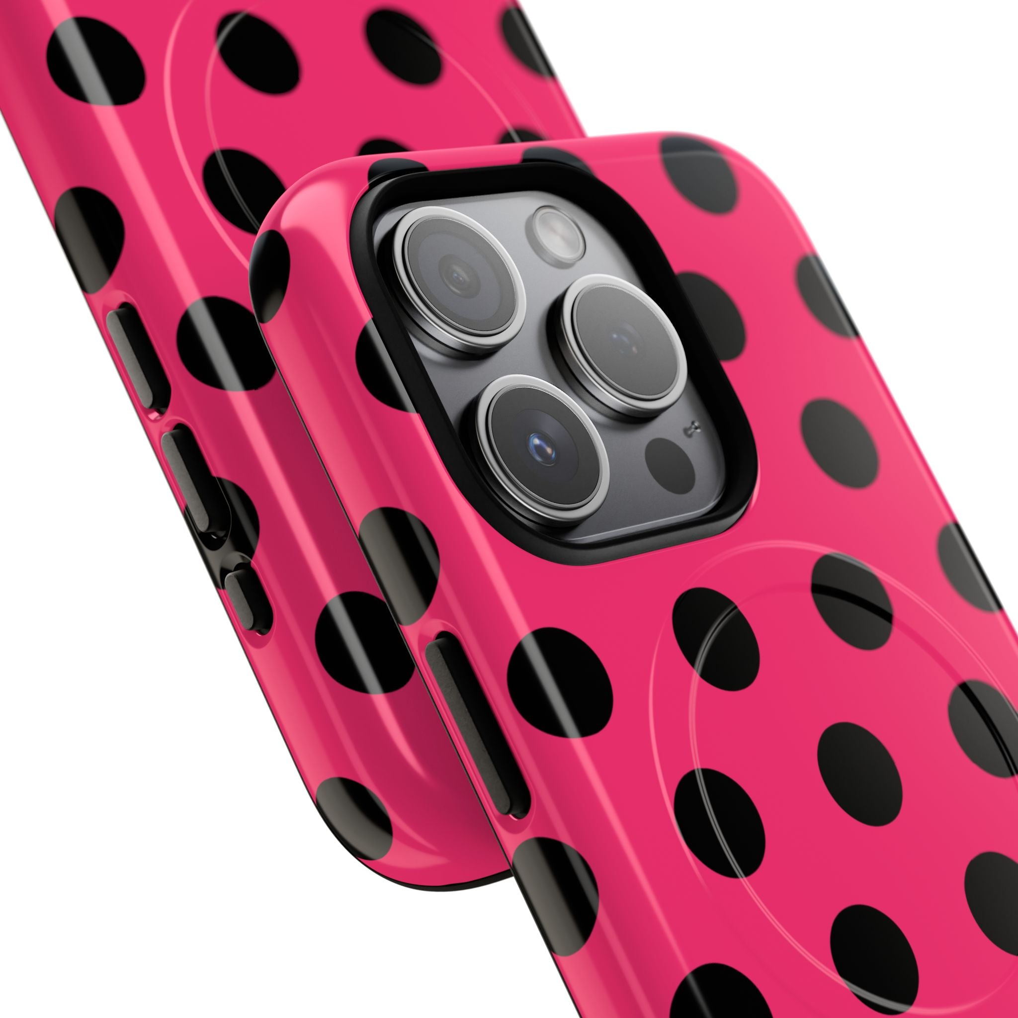 Big Polka Dot | Hot Pink and Black