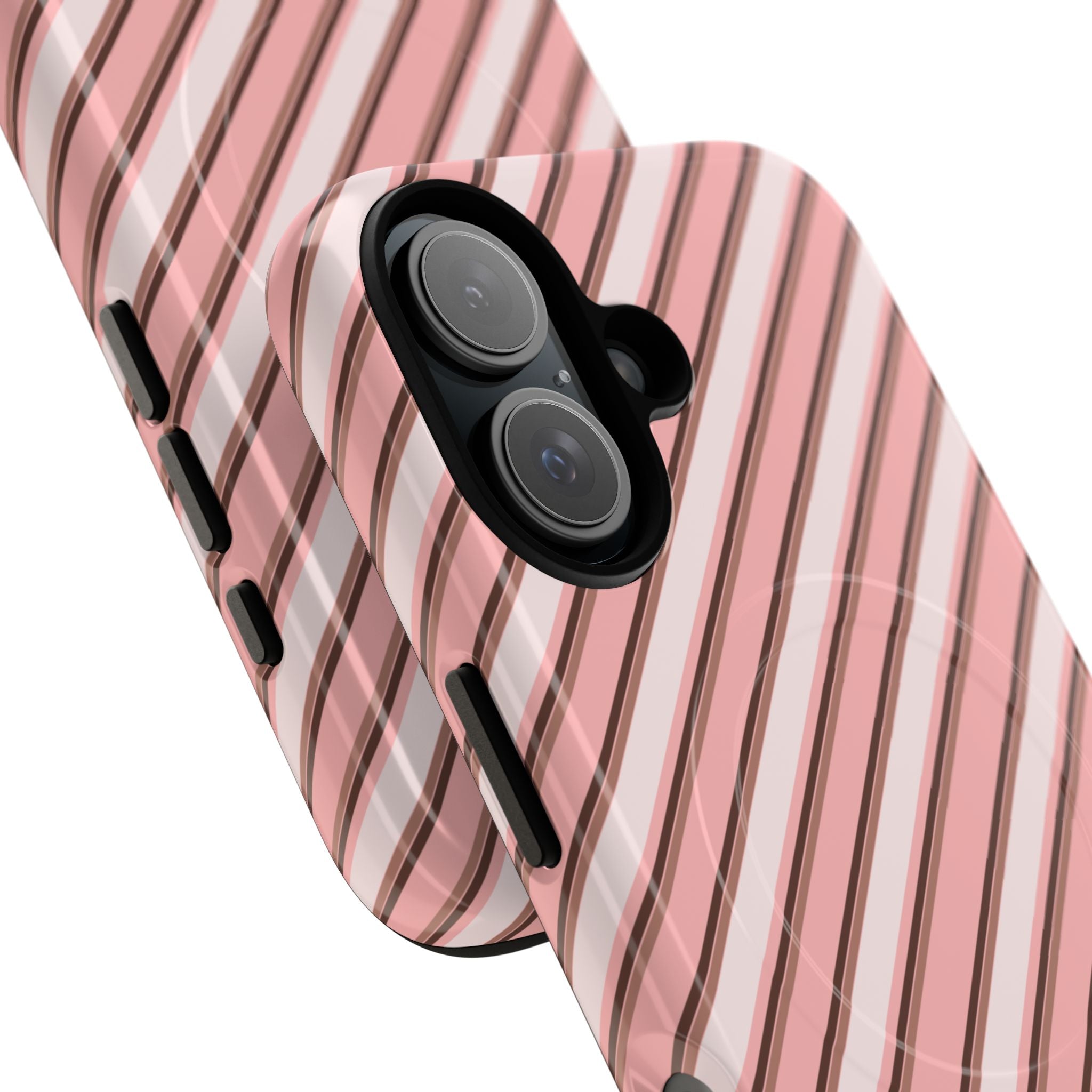 Angelina Stripes | Pink - MagSafe iPhone Case