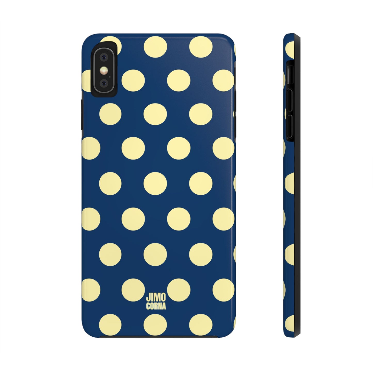 Big Polka Dot | Blue and Cream