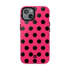 Big Polka Dot | Hot Pink and Black