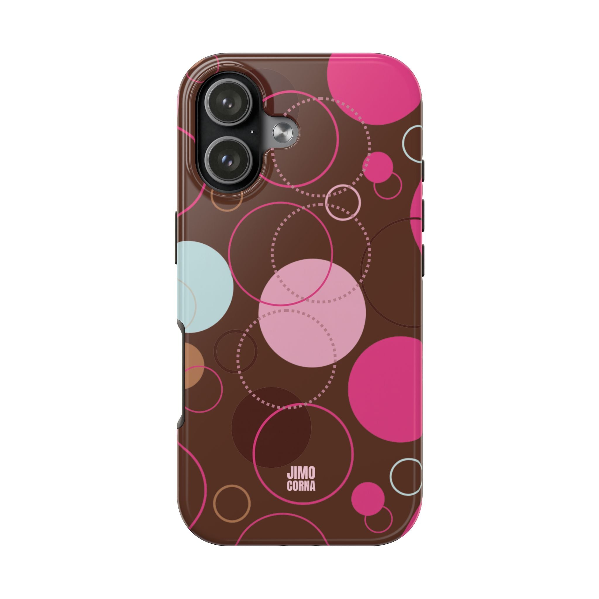 Spiral Pop iPhone Case | Brown