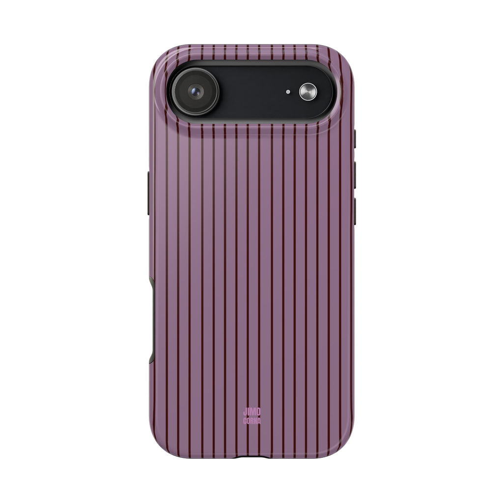 Plum Berry Soft Stripes