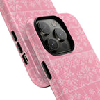 Holiday Knit | Pink MagSafe iPhone Case