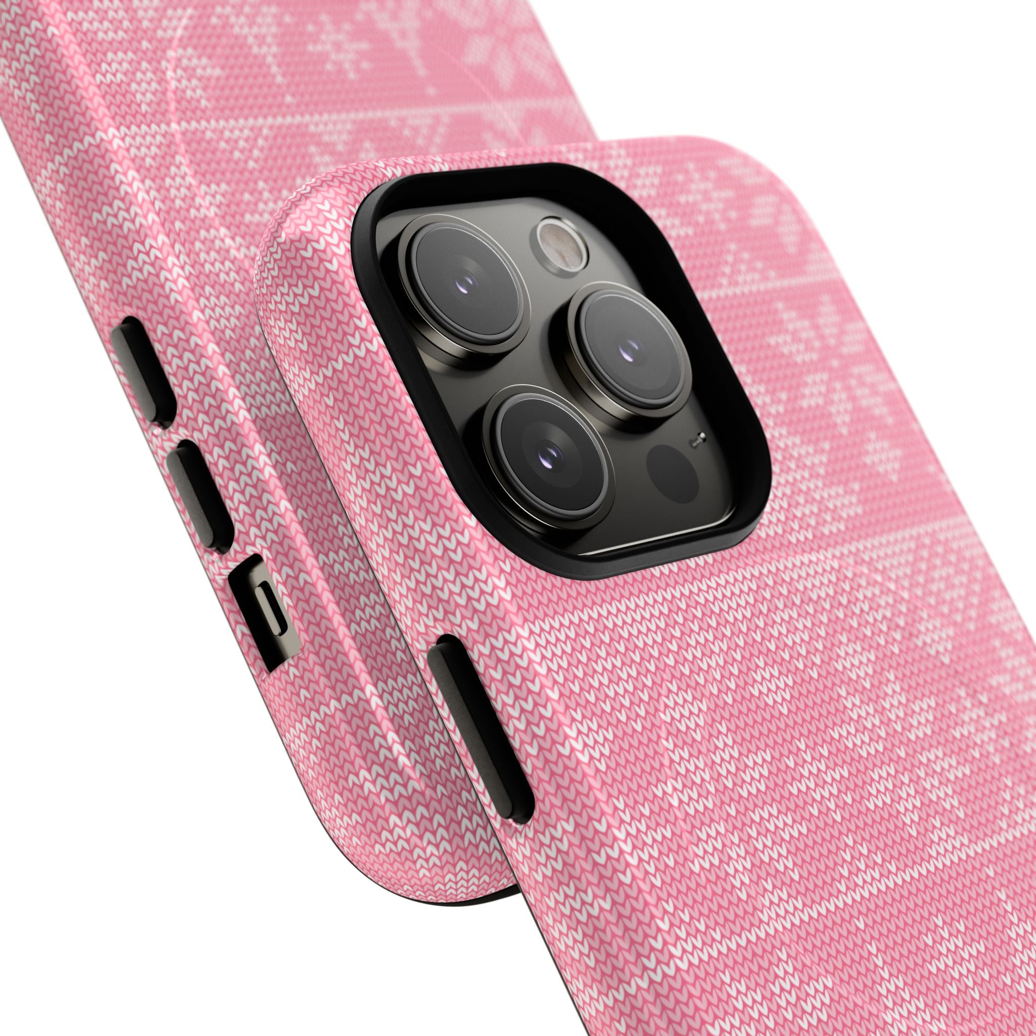 Holiday Knit | Pink MagSafe iPhone Case