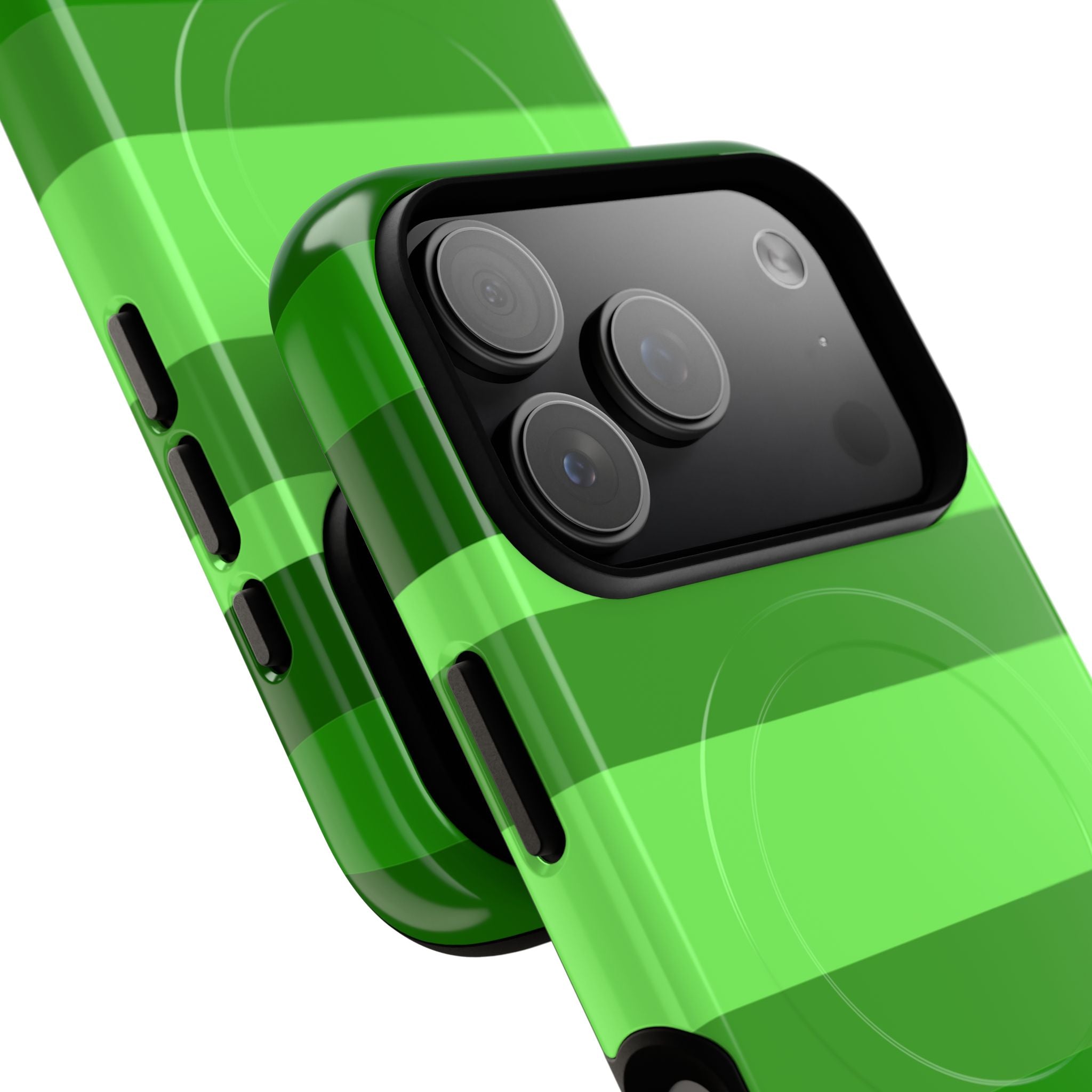 Matcha Stripe MagSafe iPhone Case