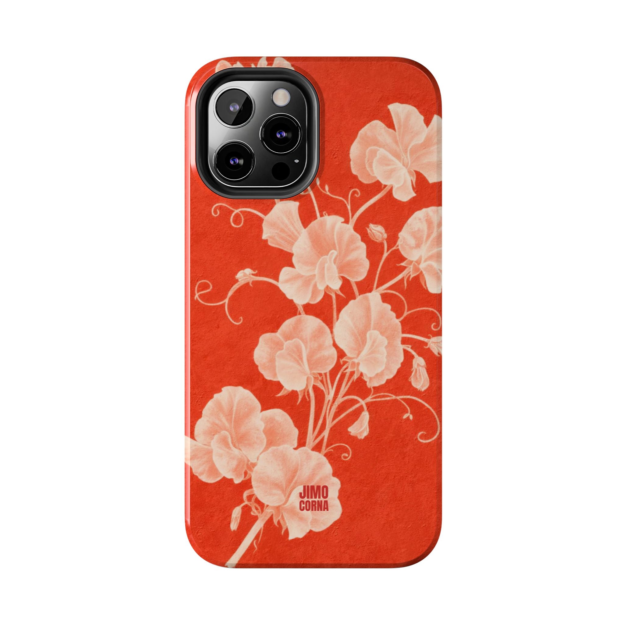 Red Flora iPhone Case