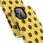 Big Polka Dot | Yellow and Brown
