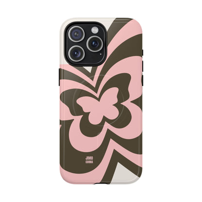 Pink Retro Butterfly