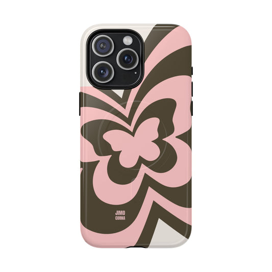 Pink Retro Butterfly